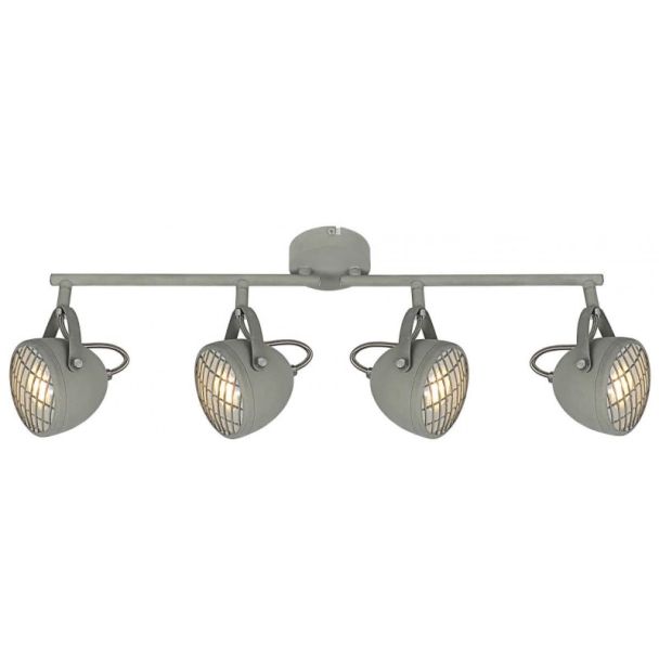CANDELLUX 94-68071 PENT LISTWA 4X50W GU10 BETONOWY SZARY
