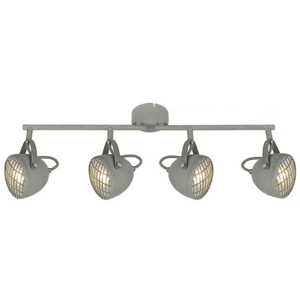 CANDELLUX 94-68071 PENT LISTWA 4X50W GU10 BETONOWY SZARY