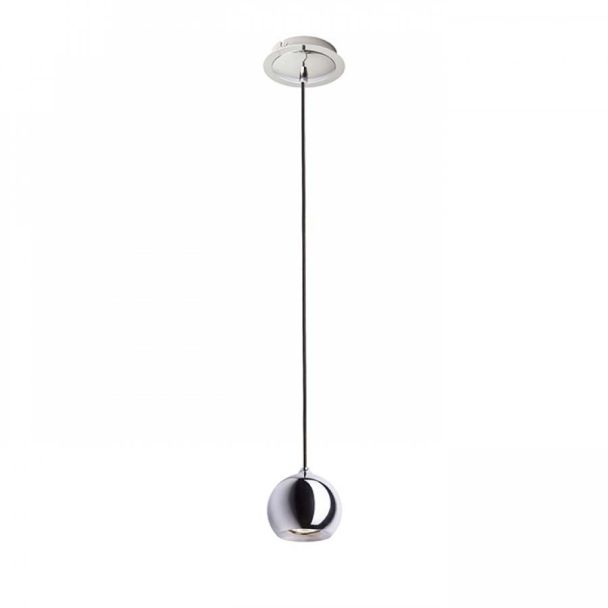 RENDL R12086 DESTY I wisząca czarna chrom 230V GU10 50W
