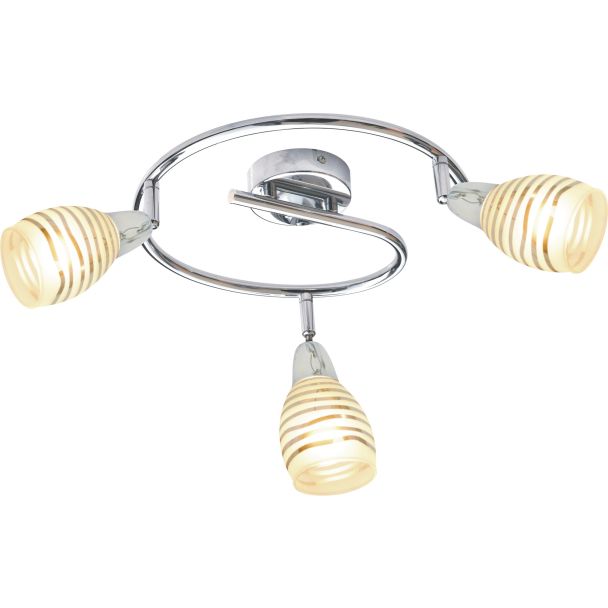 CANDELLUX 98-55705 JUBILAT SPIRALA 3X40W E14 CHROM