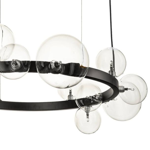 Step into Design XC111-850 Lampa wisząca ORION czarna 85 cm