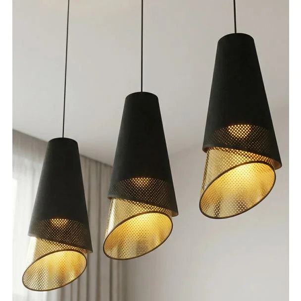 EMIBIG 1617/3 MODA 3 BL GOLD LAMPA WISZĄCA