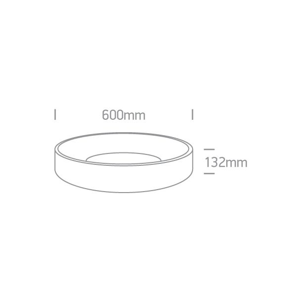 ONE LIGHT 62142N/AN/W Aidoni 3 plafon LED 3000K 42W antracyt