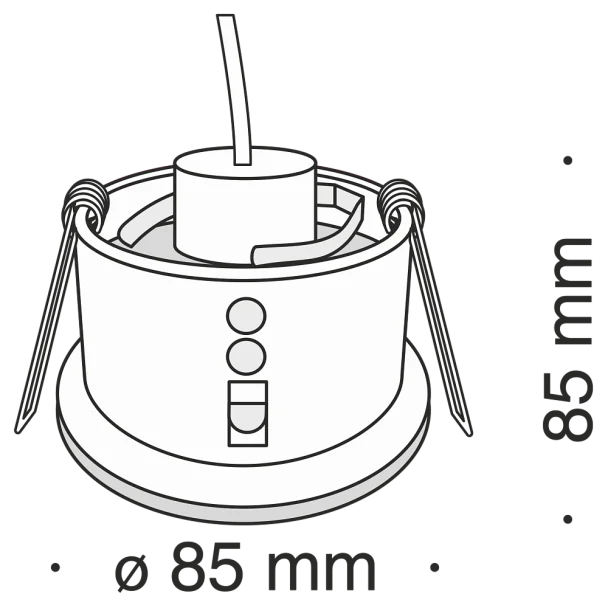 MAYTONI DL032-2-01W Downlight Zoom Downlight White