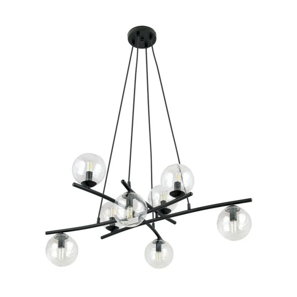 EMIBIG 1202/8 LAMPA WISZĄCA ESSA 8 TRANSPARENT
