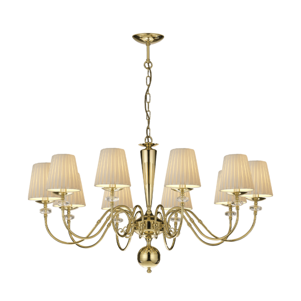 ANTIGO Lampa wisząca Lilosa 10 - Mosiądz polerowany (970 mm) 8683