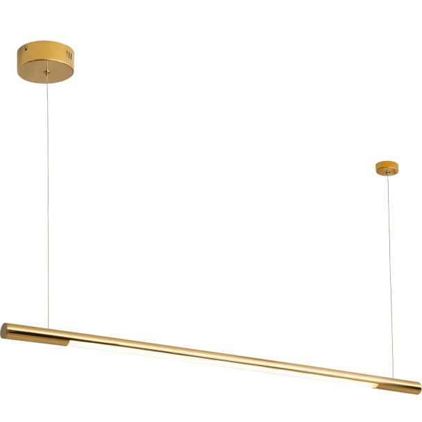 MAXLIGHT P0356D LAMPA WISZĄCA ORGANIC HORIZON 100CM ZŁOTA ŚCIEMNIALNA