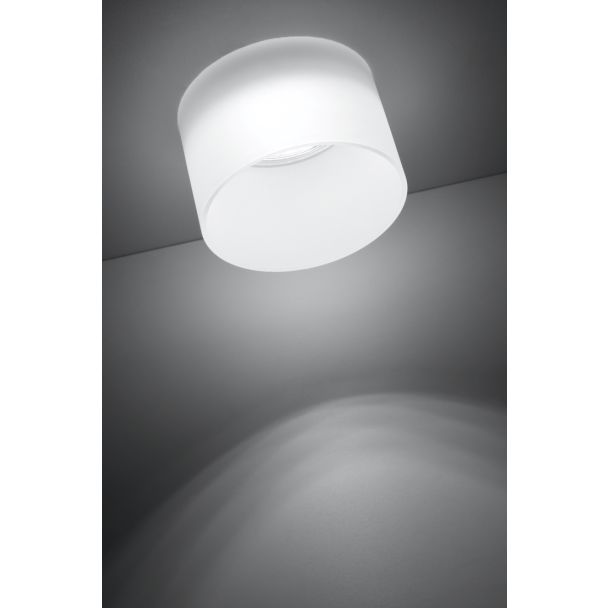 CANDELLUX 2273679 LAMPA SUFITOWA TUBA 1X50W GU10 MROŻONY ŚR. 7,8 CM