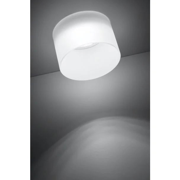 CANDELLUX 2273679 LAMPA SUFITOWA TUBA 1X50W GU10 MROŻONY ŚR. 7,8 CM