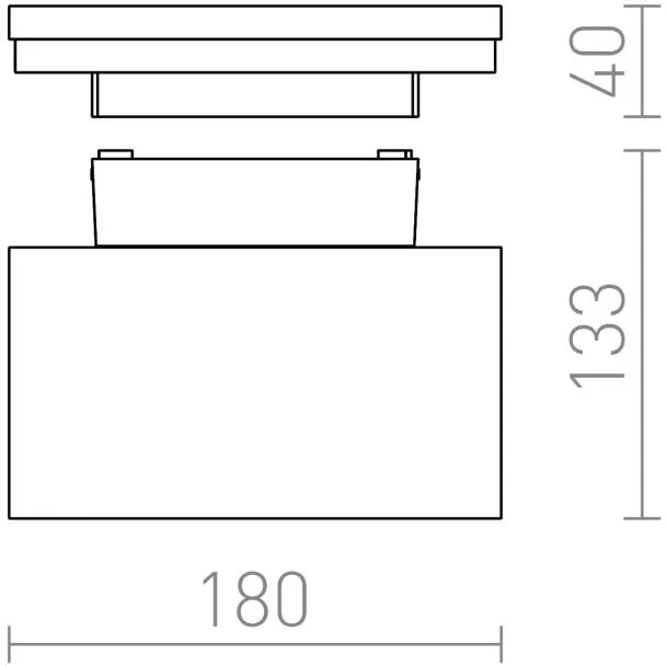 RENDL R12562 XYLO ścienna antracyt 230V LED 8W IP54 3000K