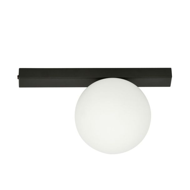 EMIBIG 1124/1 LAMPA SUFITOWA FIT 1 BLACK/OPAL