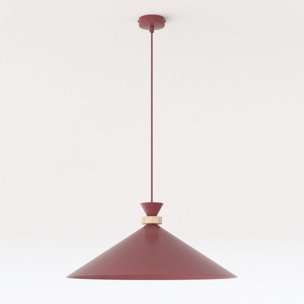EMIBIG 1751/1L OLIVO 1L BURGUNDY Lampa wisząca
