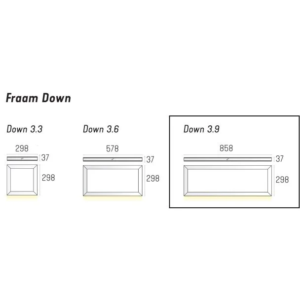 LABRA 3.1345 FRAAM DOWN Gen.2 3.9 NT Diffused Switch/DALI