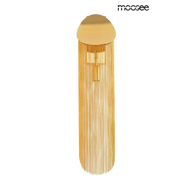 MOOSEE MSE010100374 MOOSEE lampa ścienna LAMBADA łańcuszki złota