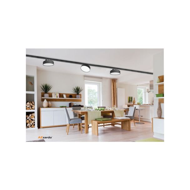 AZZARDO AZ4516 MIKKA TRACK 3LINE 24W 3000K BK TECHNICAL TRACK BLACK reflektor 3-fazowy