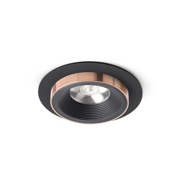 RENDL R13239 SHARM R I wpuszczana czarna/czarna miedź 230V LED 10W 24° 3000K
