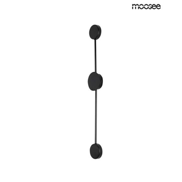 Moosee MSE010100246 Lampa ścienna SHADOW 2 CLOSE czarna