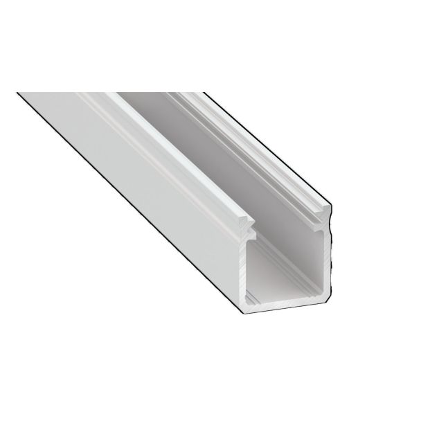 MILAGRO EKPR8767 PROFIL ALUMINIOWY BIAŁY TYP Y 1m + KLOSZ MLECZNY