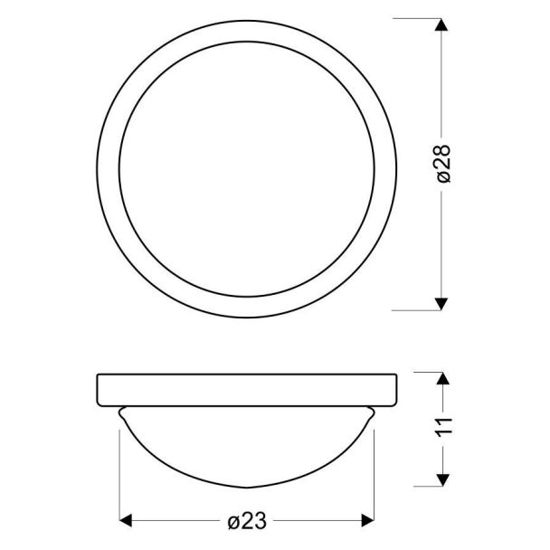 CANDELLUX 11-81926 RODA PLAFON 28 1X60W E27 ZŁOTY IP44