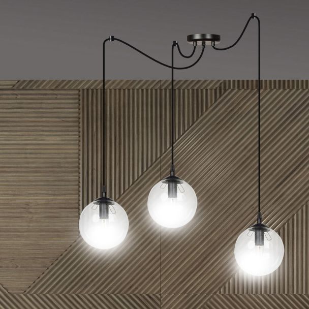 EMIBIG 936/3 LAMPA WISZĄCA GIGI 3 BL TRANSPARENT