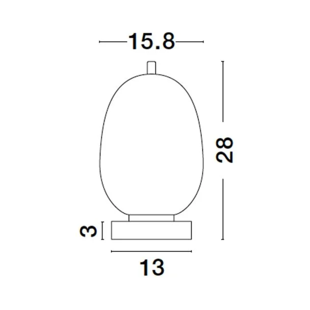 LUCES EXCLUSIVAS LE43656 PILAR lampa stołowa