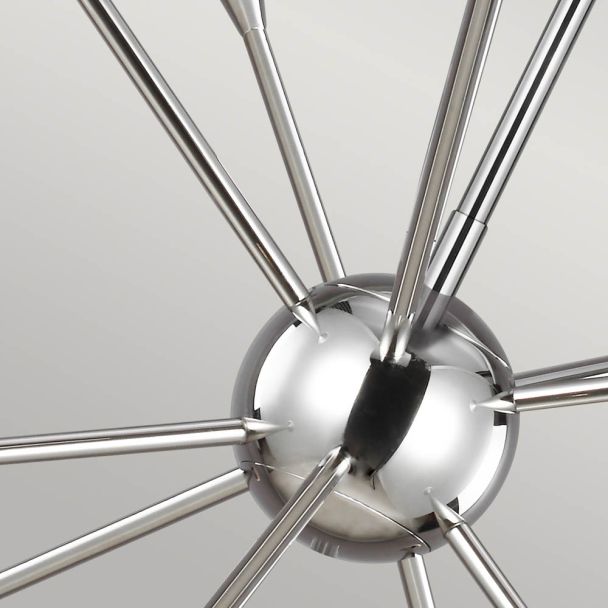 ELSTEAD Jax FE-JAX10-PN 10 Light Chandelier - Polished Nickel