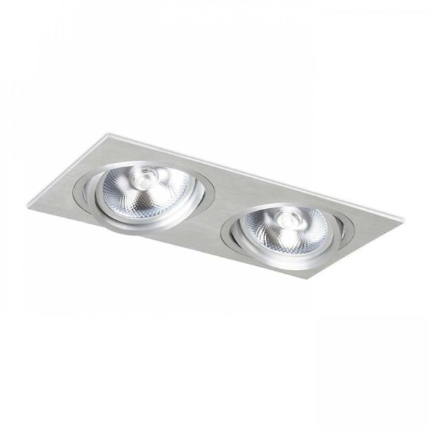 RENDL R12704 PASADENA G53 SQ II aluminium szczotkowane 12V G53 2x50W