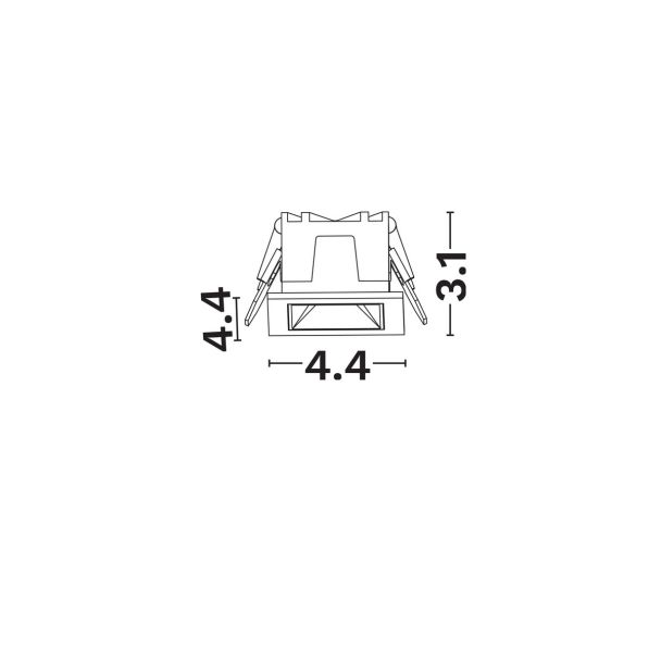 LUCES EXCLUSIVAS LE62235 CARMON OCZKO SUFITOWE
