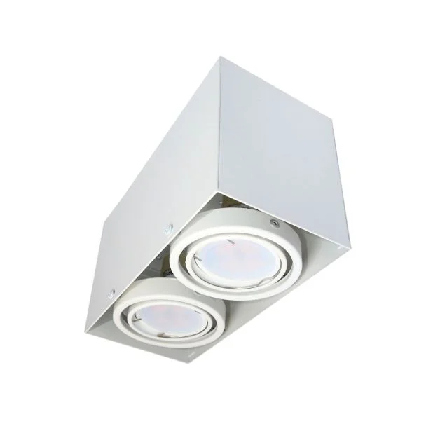 MILAGRO 478 LAMPA SUFITOWA BLOCCO BIAŁA 2X7W GU10 LED