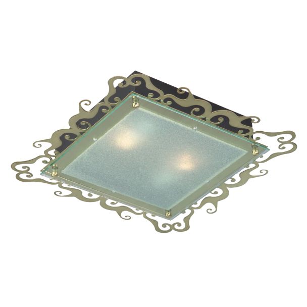 CANDELLUX 10-39081 CASABLANCA PLAFON 2X60W E27 38 CM PATYNA KWADRAT