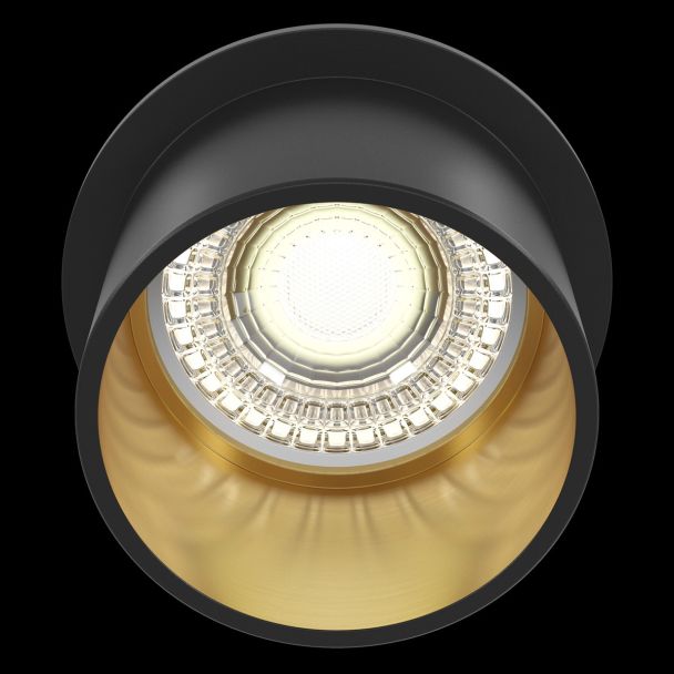 MAYTONI DL050-01GB Downlight Reif Downlight Black with Gold