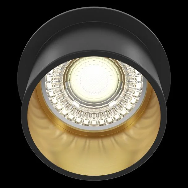 MAYTONI DL050-01GB Downlight Reif Downlight Black with Gold