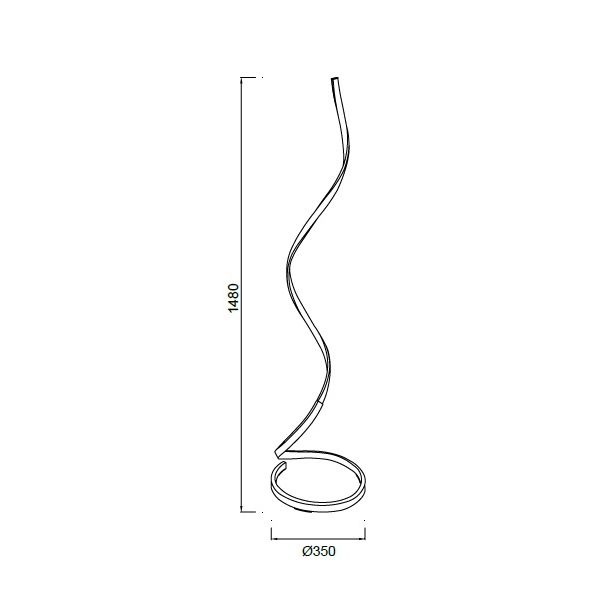 MANTRA Lampa podłogowa NUR 4983