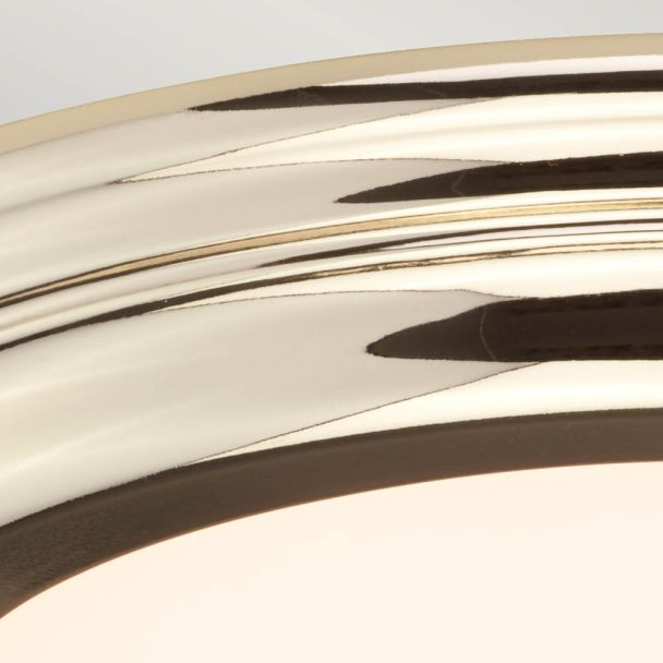 ELSTEAD Welland WELLAND-F-PB 1 Light Flush Light - Polished Brass