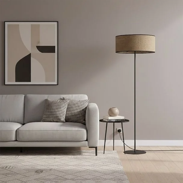 EMIBIG 1657/LP1 ECO LP1 BL BROWN LAMPA PODŁOGOWA