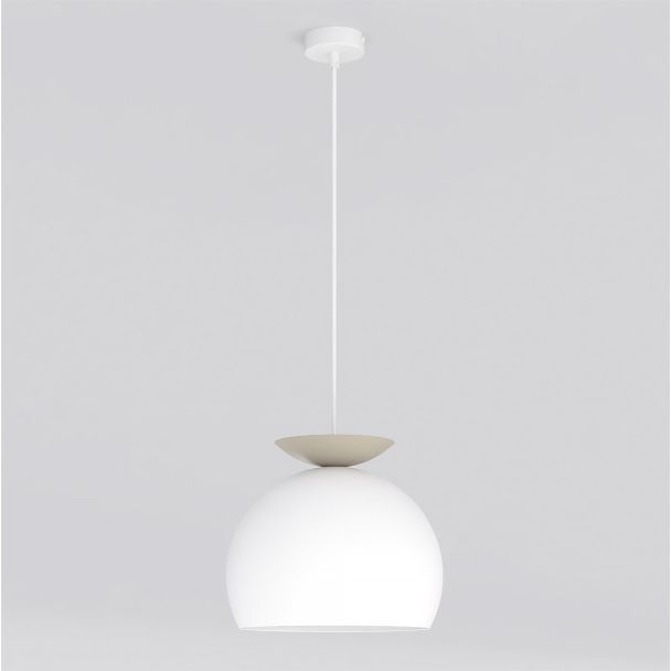 EMIBIG 1757/1 GEO 1 WHITE MOKKA Lampa wisząca