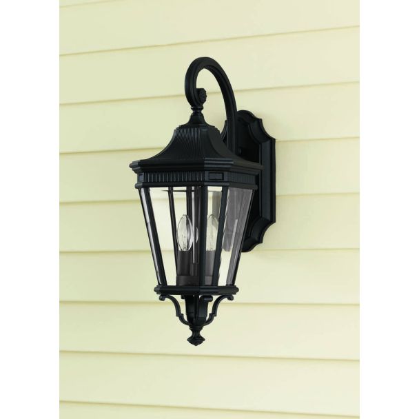 ELSTEAD COTSWOLD LANE FE/COTSLN2/M BK Medium Wall Lantern