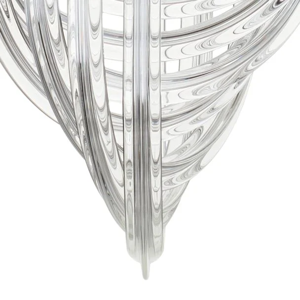 Step into design DP0339-400 gold Lampa wisząca WAVE złota 40 cm