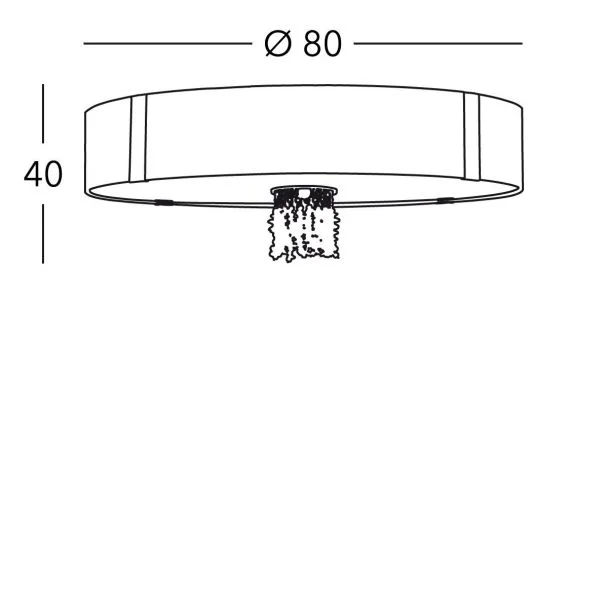 KOLARZ 0345.18S.3AQ.CH.OKPT EMOZIONE lampa sufitowa złoto 24K