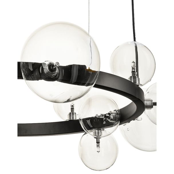 Step into Design XC111-850 Lampa wisząca ORION czarna 85 cm