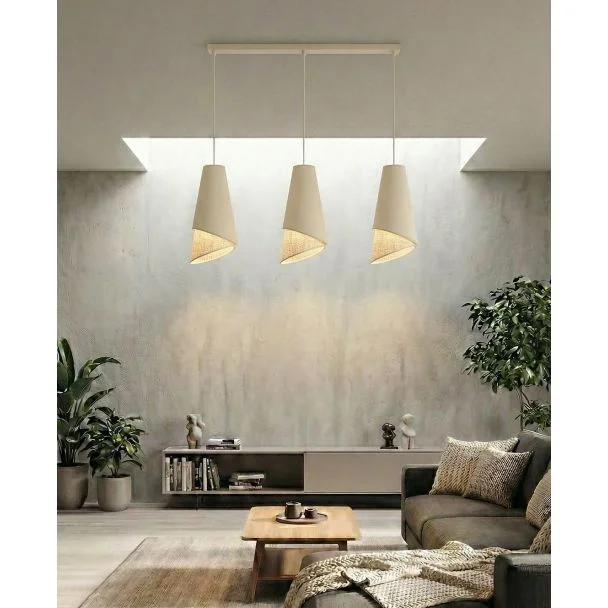 EMIBIG 1620/3 MODA 3 MO RATTAN LAMPA WISZĄCA