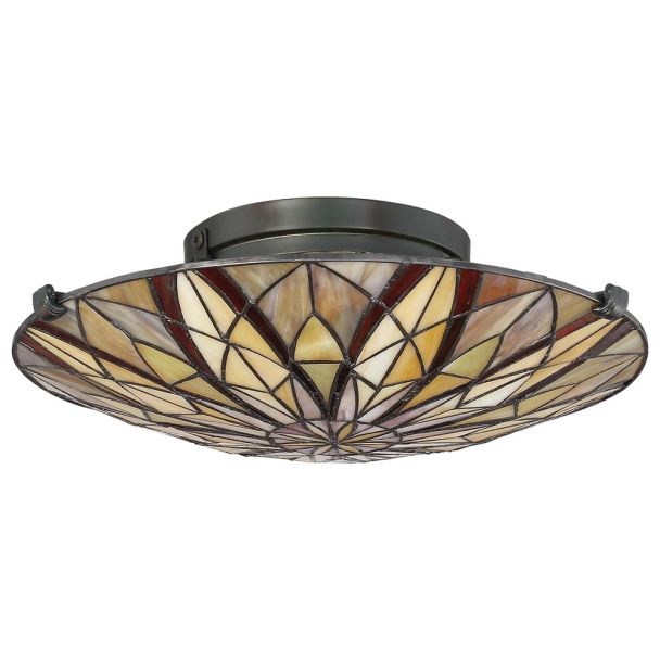 ELSTEAD Victory QZ-VICTORY-SF Tiffany Semi-Flush