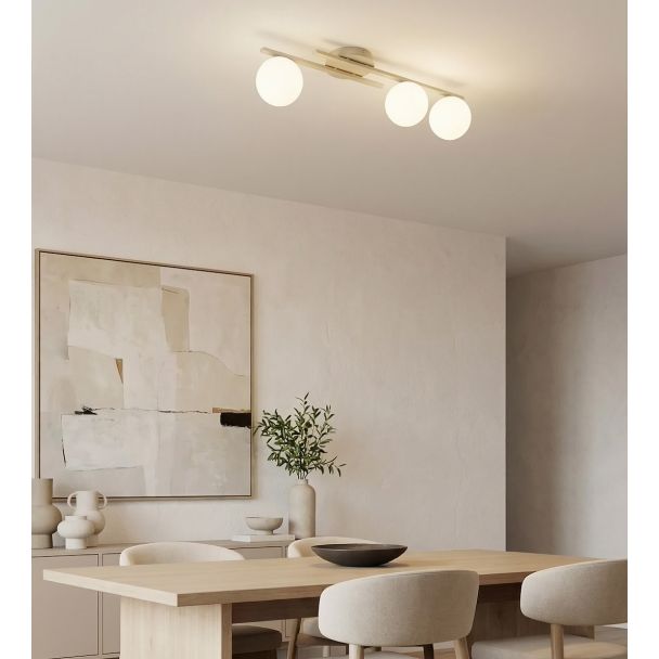 EMIBIG 1689/3 KAIRO 3 MOKKA OPAL LAMPA SUFITOWA