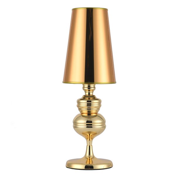 Step into design MT-8046-25 gold Lampa stołowa QUEEN złota 25 cm