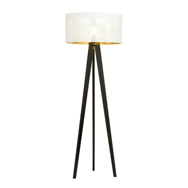 EMIBIG 1147/LP1 LAMPA PODŁOGOWA ASTON LP1 WHITE/GOLD