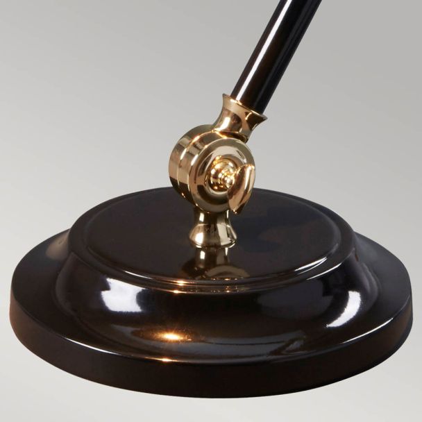 ELSTEAD Provence Element PV-ELEMENT-BPB 1 Light Mini Table Lamp - Black/Polished Brass