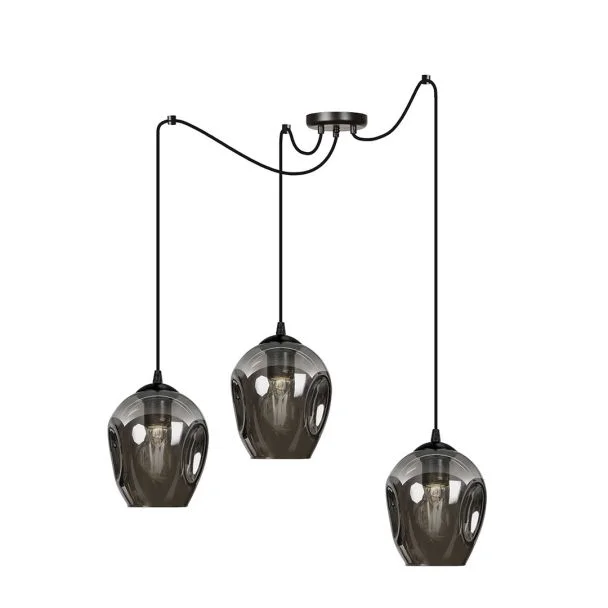 EMIBIG 757/3 LAMPA WISZĄCA LEVEL 3 BL GRAFIT