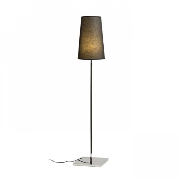 RENDL R12467 LULU podłogowa czarna chrom 230V E27 28W