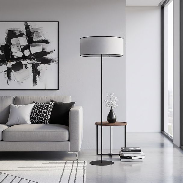 EMIBIG 1656/LP1 ECO LP1 BL GRAY LAMPA PODŁOGOWA