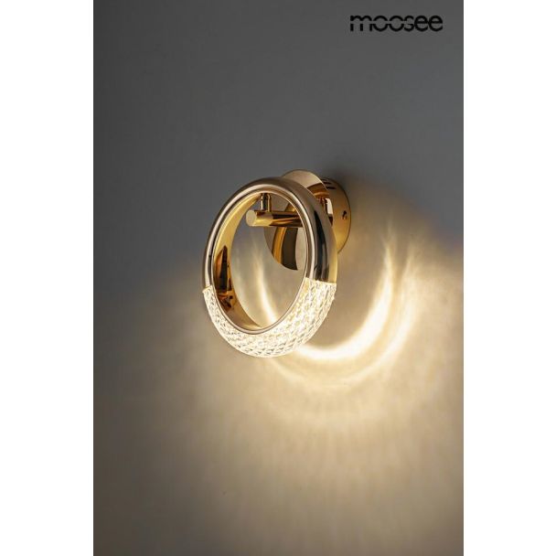 MOOSEE MSE010100320 MOOSEE lampa ścienna HELIOS złota